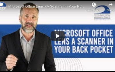 Microsoft Lens: Turn Your Phone into a Scanner
