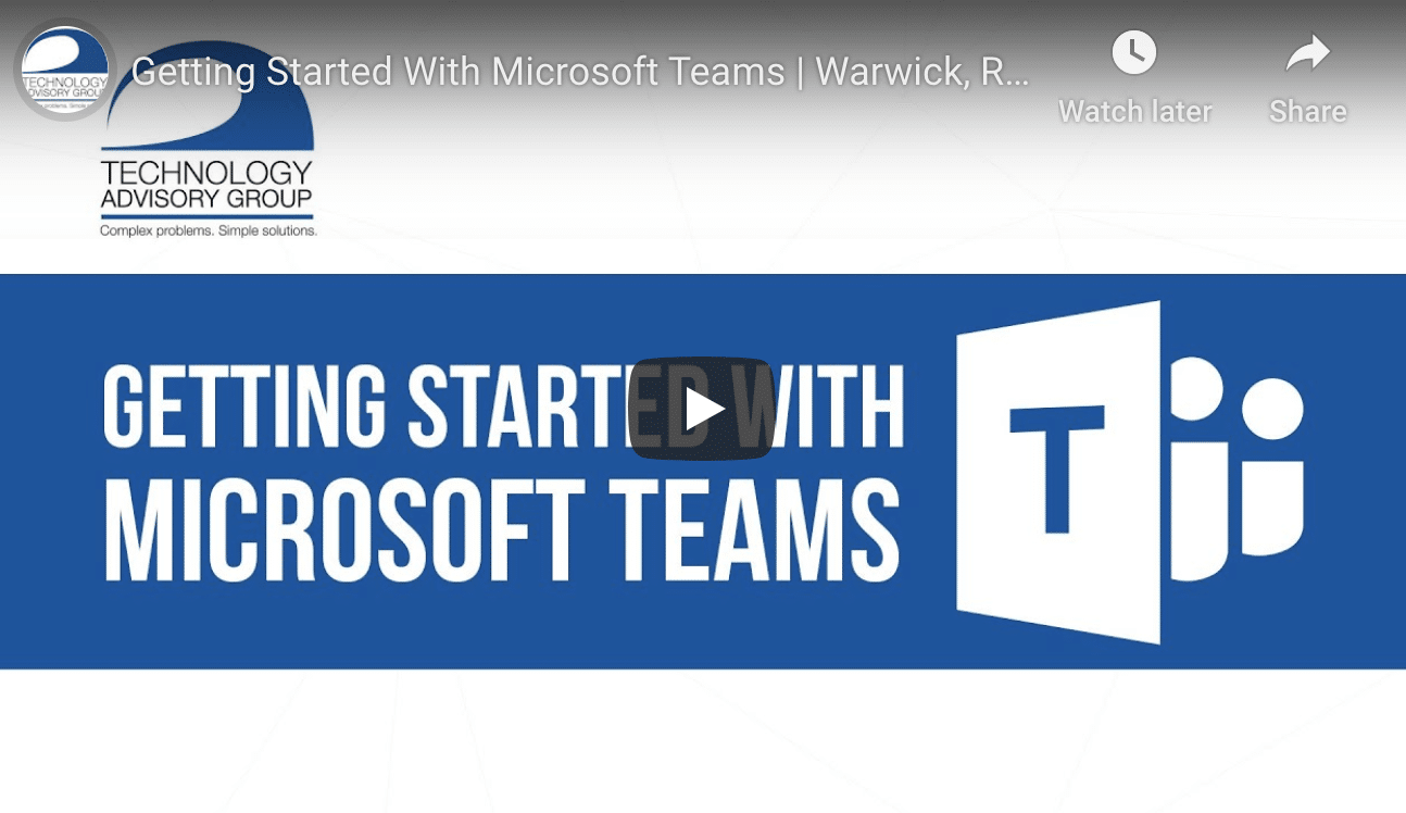 Getting Started With Microsoft Teams